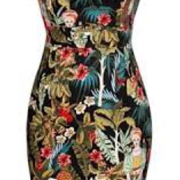 Grace Karin Tropical,50’s style,pin-up,cotton stretch,pencil dress-size Small - Picture 7 of 10